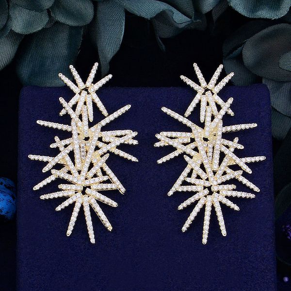 godki luxury fireworks trendy cubic zirconia wedding party drop earring fashion jewelry for women c19041101, Golden
godki luxury fireworks trendy cubic zirconia wedding party drop earring fashion jewelry for women c19041101, Golden