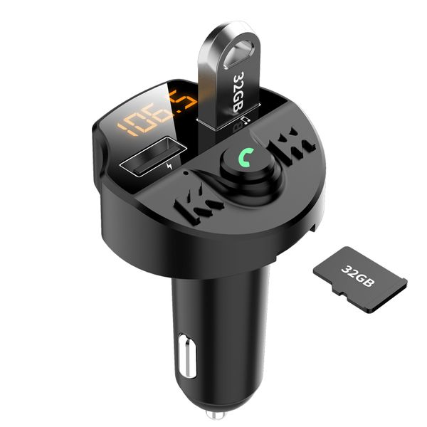 korseed car fm transmitter, bluetooth 5.0, mp3 player, battery voltage adapter, tf card, hands dual usb smart chip
korseed car fm transmitter, bluetooth 5.0, mp3 player, battery voltage adapter, tf card, hands dual usb smart chip