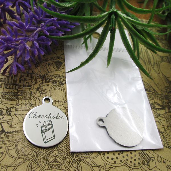 40pcs--"chocoholic"stainless steel charms more style for choosing diy charms pendants for necklace, Bronze;silver
40pcs--"chocoholic"stainless steel charms more style for choosing diy charms pendants for necklace, Bronze;silver