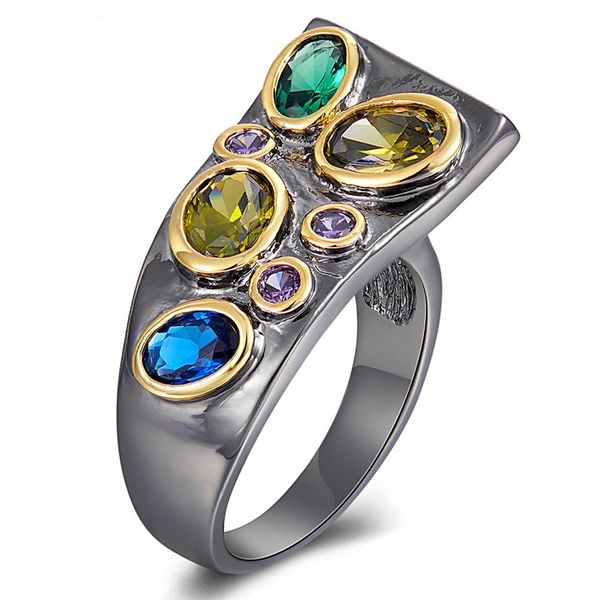 irregular long design ring jewelry women's punk accessories great gun black multi stones jewellery finger rings, Golden;silver
irregular long design ring jewelry women's punk accessories great gun black multi stones jewellery finger rings, Golden;silver