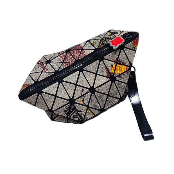 women cosmetic zip bag geometric diamond plaid makeup organizer brushes storage pvc waterproof hand pouch bag
women cosmetic zip bag geometric diamond plaid makeup organizer brushes storage pvc waterproof hand pouch bag