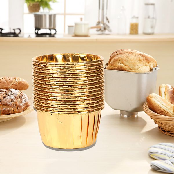 50pcs cupcake cups double-sided aluminum foil disposable muffin liners little pudding cups
50pcs cupcake cups double-sided aluminum foil disposable muffin liners little pudding cups