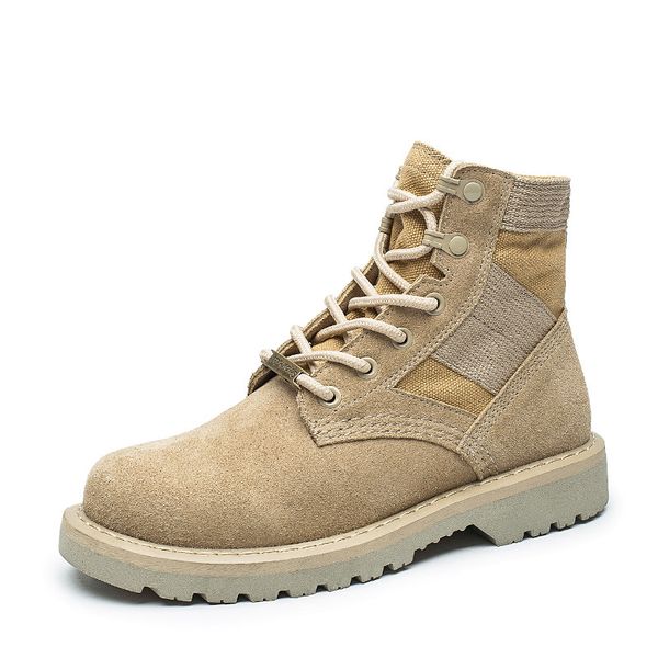 cow suede martin boots genuine leather man desert boots men's high work canvas shoes martin wolf boots outdoor couple footwear c22, Black
cow suede martin boots genuine leather man desert boots men's high work canvas shoes martin wolf boots outdoor couple footwear c22, Black