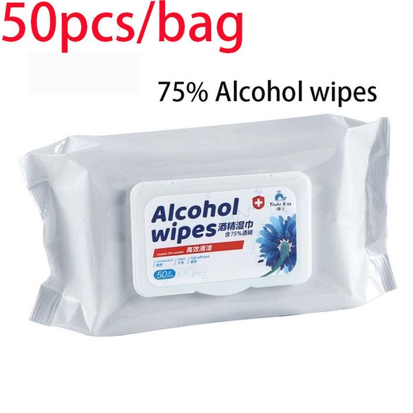 fast ship 50pcs/Bag 75% Alcohol Wipes Disinfecting Disposable Hand Wipes Alcohol Cleaning Wipe Portable Disinfecting Dipes boom2017
fast ship 50pcs/Bag 75% Alcohol Wipes Disinfecting Disposable Hand Wipes Alcohol Cleaning Wipe Portable Disinfecting Dipes boom2017