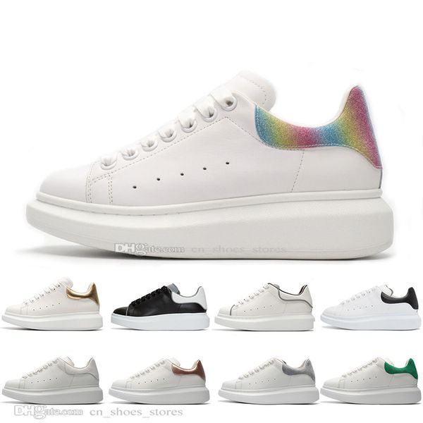 designer shoes fashion luxury leather sneakers for men women 3m reflective white platform shoes height increasing jogging walk, Black
designer shoes fashion luxury leather sneakers for men women 3m reflective white platform shoes height increasing jogging walk, Black