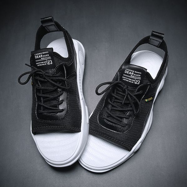 summer lace up sandals casual shoes men beach sandal outdoor man zapatillas dropshipping sapato krasovki tenis masculino adulto, Black
summer lace up sandals casual shoes men beach sandal outdoor man zapatillas dropshipping sapato krasovki tenis masculino adulto, Black
