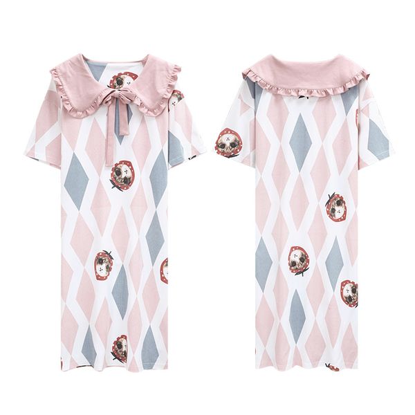 nightdress sleepwear plus size night short sleeve fashion girl night wear gown homedress long shirt cartoon printing, Black;red
nightdress sleepwear plus size night short sleeve fashion girl night wear gown homedress long shirt cartoon printing, Black;red