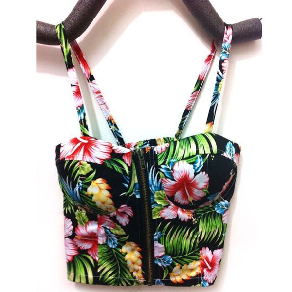 женщины sexy zipper цветочного vintage проложенное бюстие обрезанного tops zipper бюстгальтер crop top ки бикини tank бест, Black;white
женщины sexy zipper цветочного vintage проложенное бюстие обрезанного tops zipper бюстгальтер crop top ки бикини tank бест, Black;white