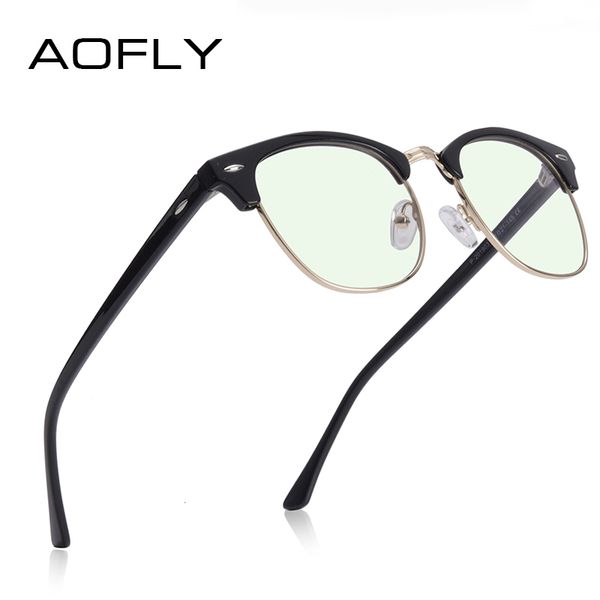aofly anti blue light glasses men retro square frame brand design computer glasses women harmful light blocking eyewear male, White;black
aofly anti blue light glasses men retro square frame brand design computer glasses women harmful light blocking eyewear male, White;black
