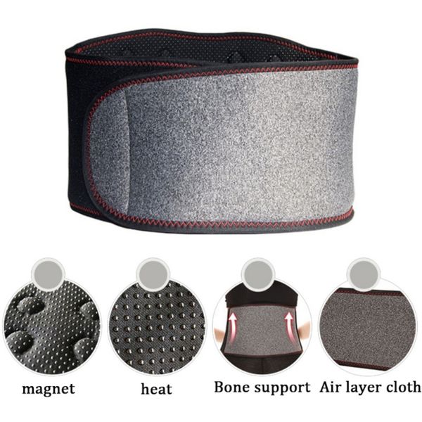 self-heating magnetic belt waist support men and women back support with pain relief back protector orthopedic tourmaline new, Black;gray
self-heating magnetic belt waist support men and women back support with pain relief back protector orthopedic tourmaline new, Black;gray