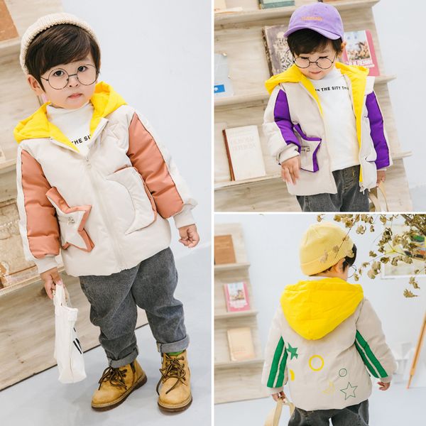 2019 winter children's clothing baby boys and girls cotton clothes children's down jacket warm jacket suitable for cold winter, Blue;gray
2019 winter children's clothing baby boys and girls cotton clothes children's down jacket warm jacket suitable for cold winter, Blue;gray