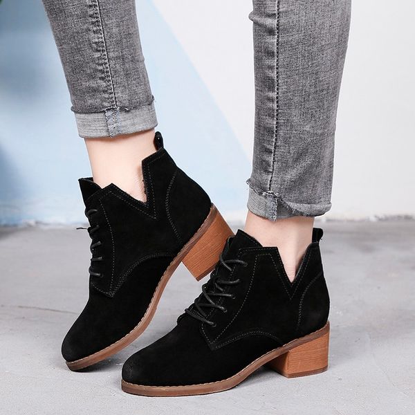 sailing lu nubuck winter ankle boots non-slip women boots square heel slip on gladiator shoes woman 3 colors xwx7220, Black
sailing lu nubuck winter ankle boots non-slip women boots square heel slip on gladiator shoes woman 3 colors xwx7220, Black