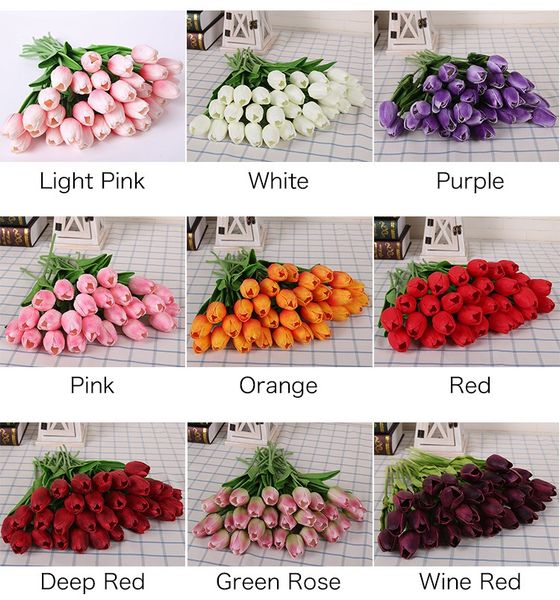 25pcs/lot tulips artificial flowers pu wedding decoration bouquet real touch artificial flower for home decor flowers wreaths
25pcs/lot tulips artificial flowers pu wedding decoration bouquet real touch artificial flower for home decor flowers wreaths