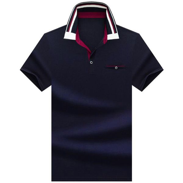 shirt new summer short sleeve pocket men's shirt mercerized cotton solid casual men polos, White;black
shirt new summer short sleeve pocket men's shirt mercerized cotton solid casual men polos, White;black