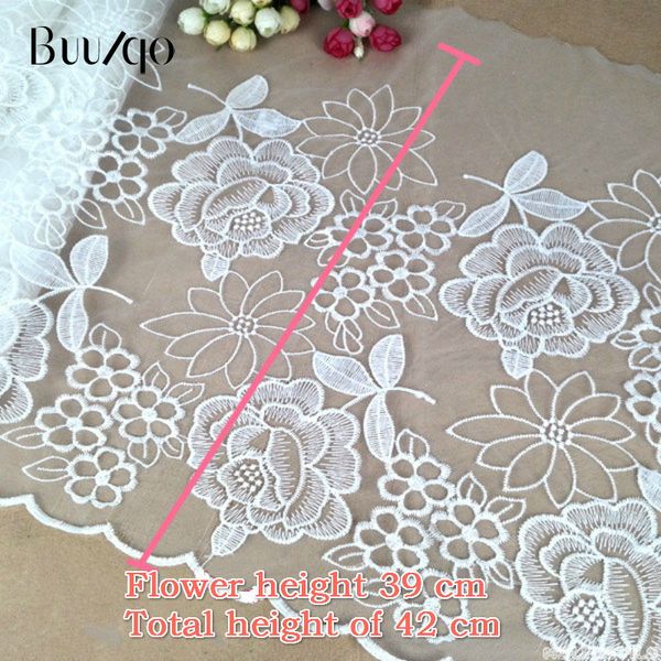 lace trim 100 * 42cm wide french organza embroidery lace trim fabric for crafts wedding dress trim, Black
lace trim 100 * 42cm wide french organza embroidery lace trim fabric for crafts wedding dress trim, Black