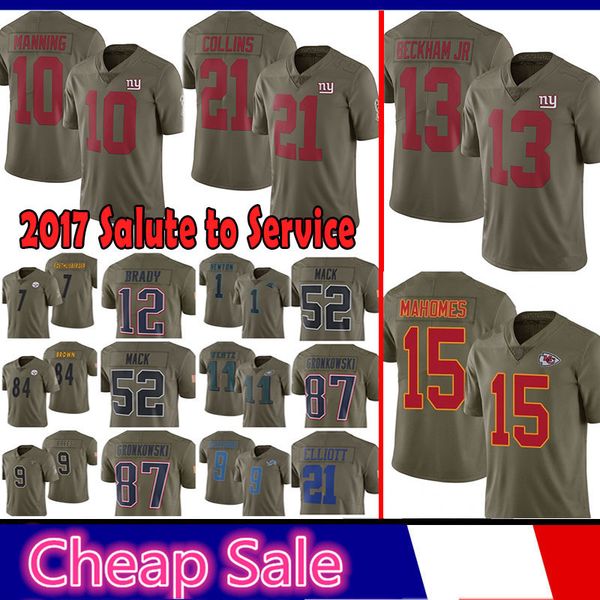 Kansas City 15 Chief Patrick Mahomes II 10 Eli Manning New York Jersey Giant 13 Odell Beckham Jr 21 Landon Collins 2017 Salute to Service
Kansas City 15 Chief Patrick Mahomes II 10 Eli Manning New York Jersey Giant 13 Odell Beckham Jr 21 Landon Collins 2017 Salute to Service