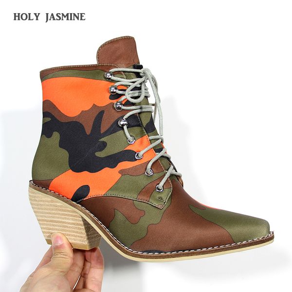 lace up chunky heel bootie camouflage print round toe block heel boots mid calf shaft 2020 spring/autumn boots women night club, Black
lace up chunky heel bootie camouflage print round toe block heel boots mid calf shaft 2020 spring/autumn boots women night club, Black