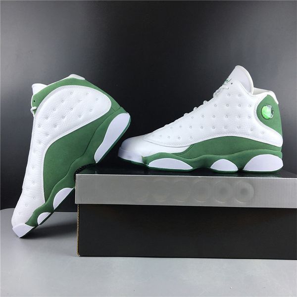 2019 Celtics Ray Allen PE Basketball Shoes 13s White Green Mens Real Carbon Fiber Suede Real Leather Sport Sneaker Trainers
2019 Celtics Ray Allen PE Basketball Shoes 13s White Green Mens Real Carbon Fiber Suede Real Leather Sport Sneaker Trainers