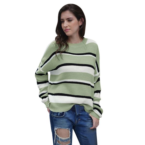 pullover sweater women winter clothes sweater women fashion knitted patchwork striped jumper soft warm female femme, White;black
pullover sweater women winter clothes sweater women fashion knitted patchwork striped jumper soft warm female femme, White;black