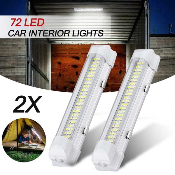 2x 12-80v 72 led car interior inside roof light lights lamp bar strip with switch universal for car truck lorry rv
2x 12-80v 72 led car interior inside roof light lights lamp bar strip with switch universal for car truck lorry rv