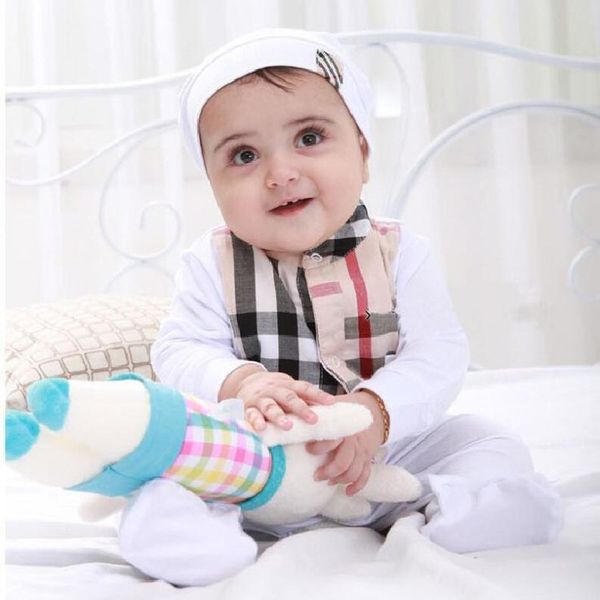 ins baby boys girls rompers short sleeve plaid infant jumpsuit hat bibs 3pcs casual outfit newborn baby clothes suit romper 0-24m a106, Blue
ins baby boys girls rompers short sleeve plaid infant jumpsuit hat bibs 3pcs casual outfit newborn baby clothes suit romper 0-24m a106, Blue