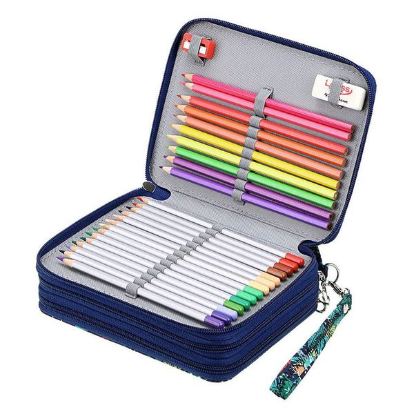 

72 holes penal for school pencil case cute pen box girls boys pencilcase large kawaii cartridge bag big storage stationery kit