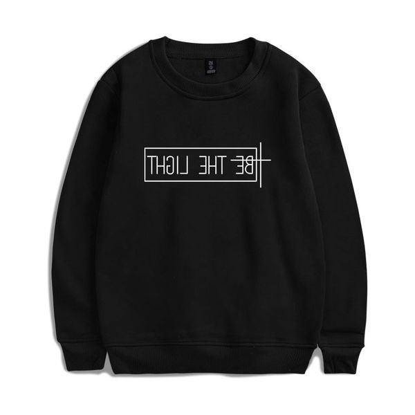 la shirt hasta real muerte be the light trend leisure time round collar sweater t shirts, Black
la shirt hasta real muerte be the light trend leisure time round collar sweater t shirts, Black