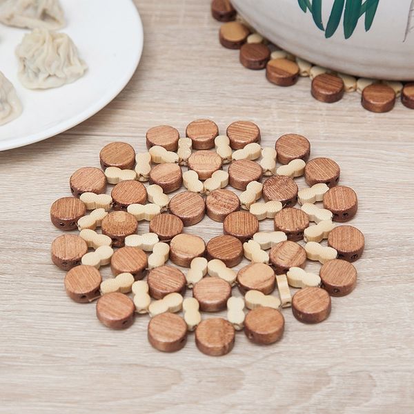 hollow bamboo kitchen utensils pot coffee cup thickened circular bowl table mat drink placemat round shape
hollow bamboo kitchen utensils pot coffee cup thickened circular bowl table mat drink placemat round shape