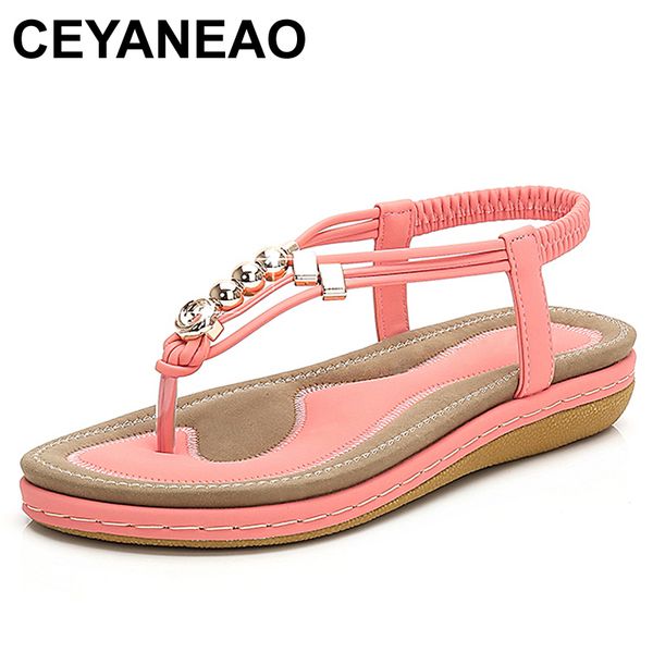 ceyaneao summer women's sandals; fashion flip flops; women's shoes; sandals on a flat sole; casual bohemian-style shoes, Black
ceyaneao summer women's sandals; fashion flip flops; women's shoes; sandals on a flat sole; casual bohemian-style shoes, Black