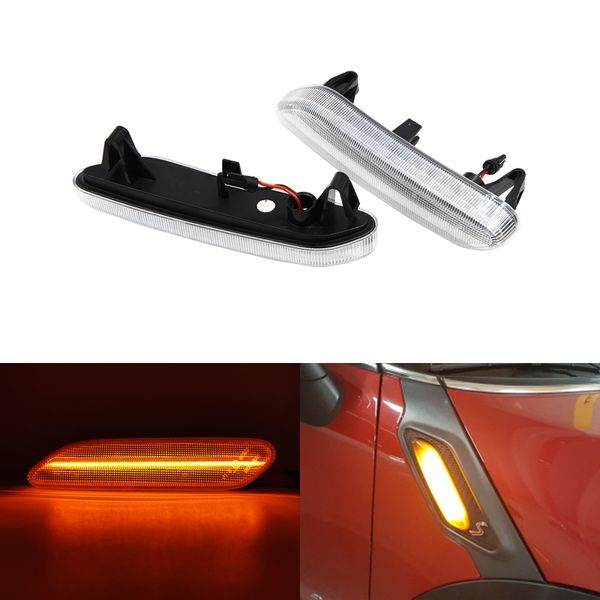 clear smoke fits for mini cooper r60 countryman r61 paceman front amber led side marker lights turn signal lamp
clear smoke fits for mini cooper r60 countryman r61 paceman front amber led side marker lights turn signal lamp
