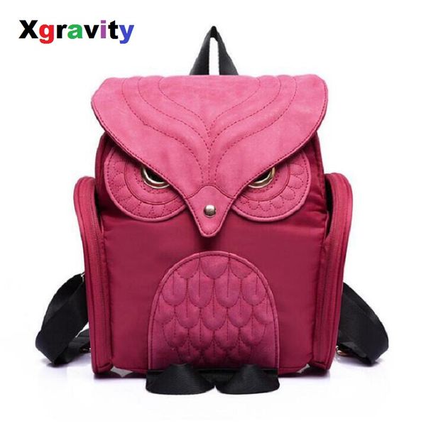 xgravity 2019 fashion casual lady outdoor owl backpacks elegant light nylon women leisure bags simple student casual bags h053
xgravity 2019 fashion casual lady outdoor owl backpacks elegant light nylon women leisure bags simple student casual bags h053