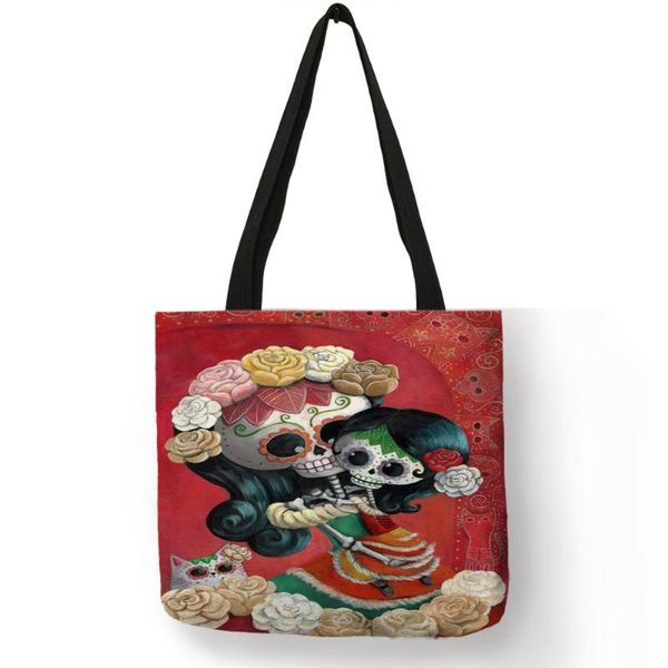 customized candy skull girl print women bag for beach 2020 handbags women's shoulder bags for school traveling b06088
customized candy skull girl print women bag for beach 2020 handbags women's shoulder bags for school traveling b06088