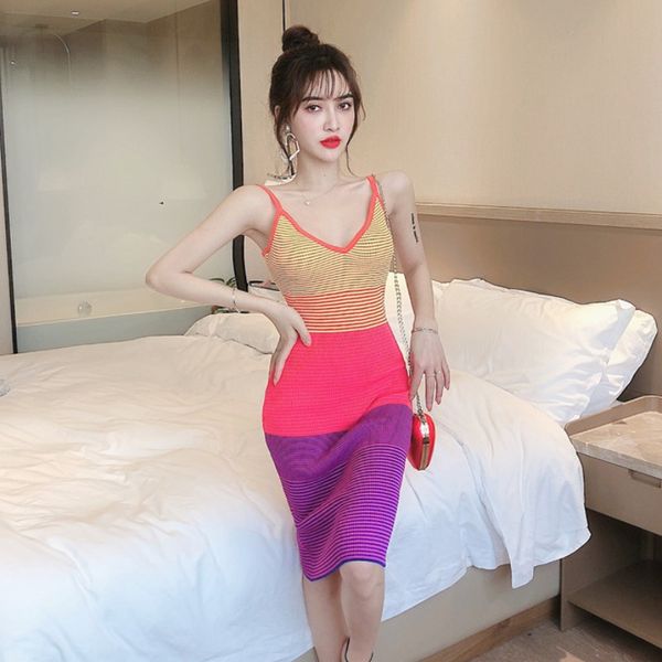 summer small fresh elegant style sling mid-length skirt color striped ladies temperament slim-fit hip dress women, White;black
summer small fresh elegant style sling mid-length skirt color striped ladies temperament slim-fit hip dress women, White;black