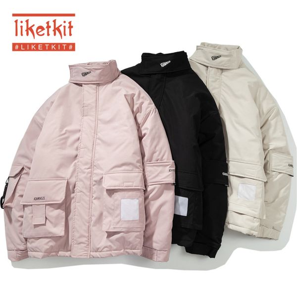 liketkit couples winter bubble jacket 2019 men solid color cotton cargo hooded parkas male loose korean fashion warm windbreaker, Black
liketkit couples winter bubble jacket 2019 men solid color cotton cargo hooded parkas male loose korean fashion warm windbreaker, Black