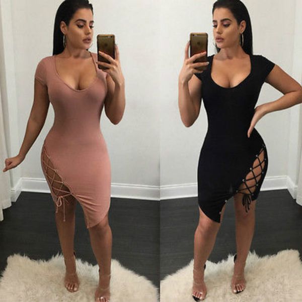 women short sleeve cocktail party beach mini dress bandage bodycon pencil dress leotard vestidos sundress clubwear, Black;gray
women short sleeve cocktail party beach mini dress bandage bodycon pencil dress leotard vestidos sundress clubwear, Black;gray