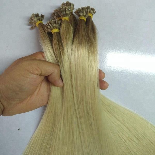 russian remy hair full cuticle aligned nail tip /u tip hair extension ombre color #10/613 1g/strand 100strands/pack, Black
russian remy hair full cuticle aligned nail tip /u tip hair extension ombre color #10/613 1g/strand 100strands/pack, Black