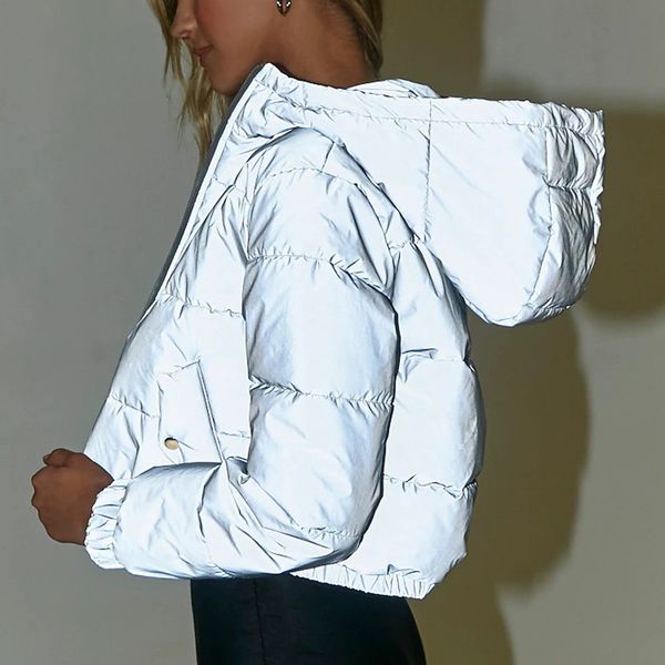 winter fashion reflective women warm padded jackets gray color new ladies parka coat button sportwear jacket, Black
winter fashion reflective women warm padded jackets gray color new ladies parka coat button sportwear jacket, Black