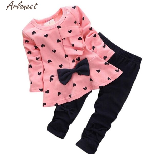 arloneet baby girl clothes new baby sets heart-shaped print bow cute 2pcs kids set t-shirt+pants sets qf21 2019, White
arloneet baby girl clothes new baby sets heart-shaped print bow cute 2pcs kids set t-shirt+pants sets qf21 2019, White