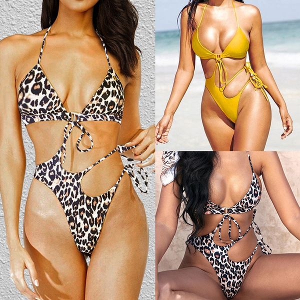 2020 women's one-piece three-point bikini swimsuit swimsuit bikini leopard print leopard dot, White;black
2020 women's one-piece three-point bikini swimsuit swimsuit bikini leopard print leopard dot, White;black