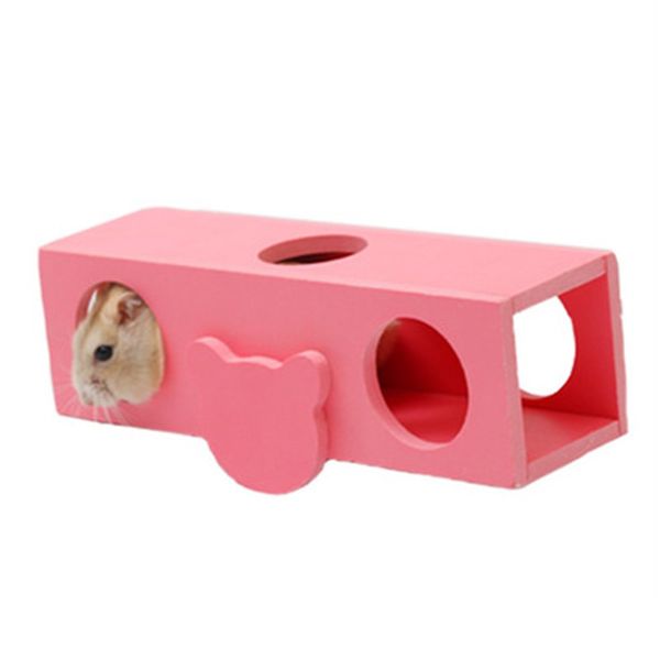 hamster toy seesaw barrel wooden small animal tunnel tube toys mouse gerbil climbing toys