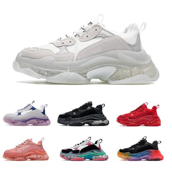 women men luxury dad casual shoes crystal bottom triple s leisure shoes sneakers for men vintage old grandpa trainer chaussures, Black
women men luxury dad casual shoes crystal bottom triple s leisure shoes sneakers for men vintage old grandpa trainer chaussures, Black