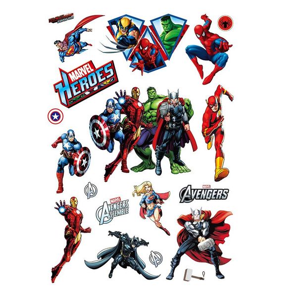 45x60cm kids 3d avengers wall decor superhero cartoon children bedroom kindergarten decorative stickers removable home decor wall stickers
45x60cm kids 3d avengers wall decor superhero cartoon children bedroom kindergarten decorative stickers removable home decor wall stickers
