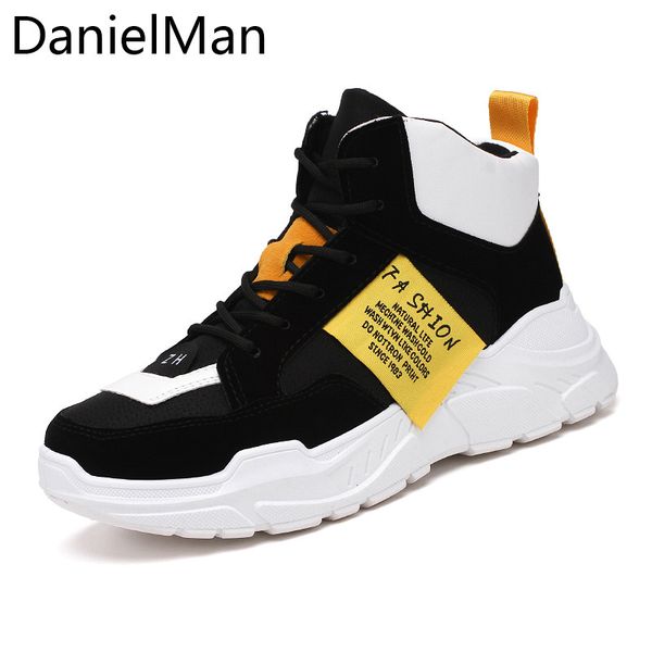danielman men fashion sneakers casual shoes breathable mesh leather ankle boots male shoes high work warm snow boots, Black
danielman men fashion sneakers casual shoes breathable mesh leather ankle boots male shoes high work warm snow boots, Black