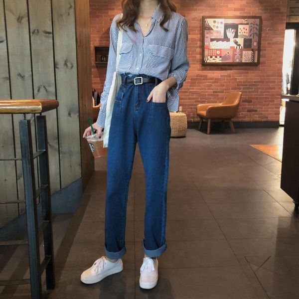 straight jeans women high waist denim pants boyfriend jeans mujer plus size blue loose mom vintage 2020 retro
straight jeans women high waist denim pants boyfriend jeans mujer plus size blue loose mom vintage 2020 retro