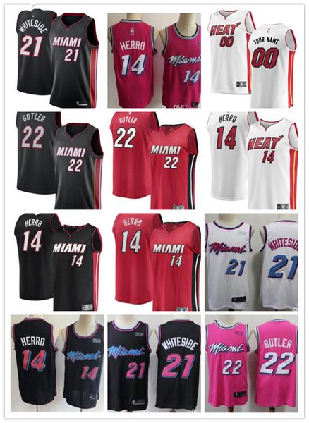 mens womens youth miami 22 jimmy butler 14 tyler herro hassan 21 whiteside custom basketball jerseys heat white black red ship
mens womens youth miami 22 jimmy butler 14 tyler herro hassan 21 whiteside custom basketball jerseys heat white black red ship