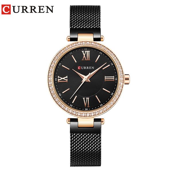 curren fashion stainless steel bracelet women watches ladies dress rhinestone quartz female clock gift, Slivery;brown
curren fashion stainless steel bracelet women watches ladies dress rhinestone quartz female clock gift, Slivery;brown