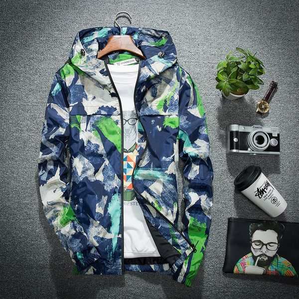 yuwaijiaren men's fashion camouflage jacket spring summer tide male hooded thin sunscreen coat 2018 new arrival, Black;brown
yuwaijiaren men's fashion camouflage jacket spring summer tide male hooded thin sunscreen coat 2018 new arrival, Black;brown