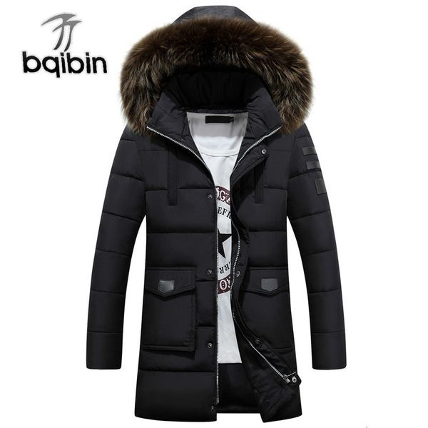 new fur collar warm winter jackets men hooded thick men parka long down parkas cotton padded, Black
new fur collar warm winter jackets men hooded thick men parka long down parkas cotton padded, Black