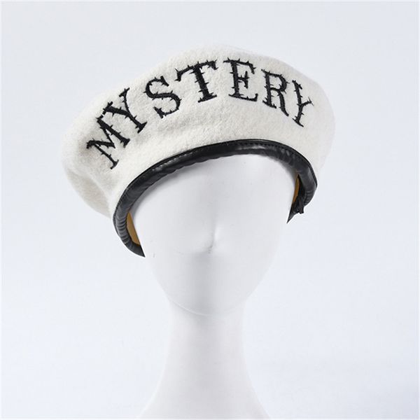 2019 new letter mystery embroidery wool berets for women fashion ladies white black red beret autumn winter french artist hats, Blue;gray
2019 new letter mystery embroidery wool berets for women fashion ladies white black red beret autumn winter french artist hats, Blue;gray