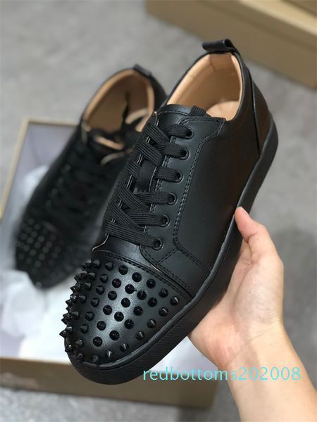 red bottom junior spikes flat trainers designer shoes studded spikes black suede sneaker for mens women with box us 12.5 r08
red bottom junior spikes flat trainers designer shoes studded spikes black suede sneaker for mens women with box us 12.5 r08